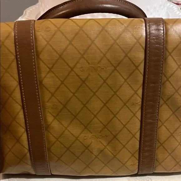 Givenchy Tan and Brown Duffel Bag
